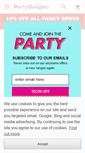 Mobile Screenshot of partydelights.co.uk